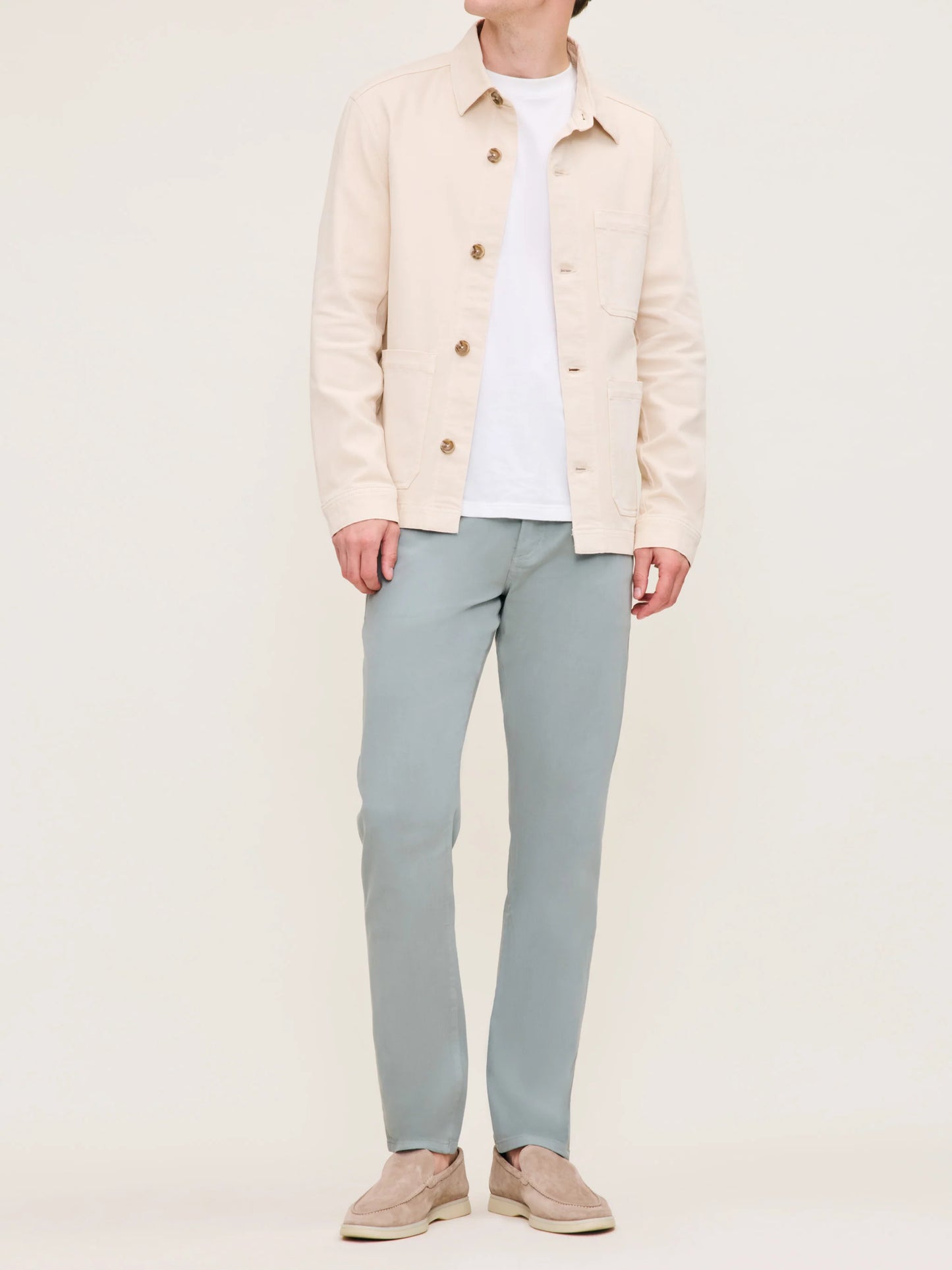 Sean Shirt Jacket in Jute