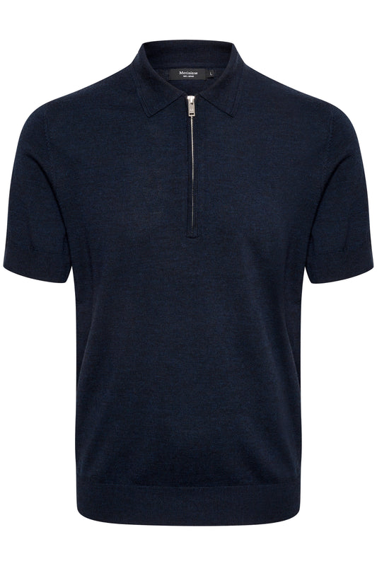 MAPolo Knit in Dark Navy