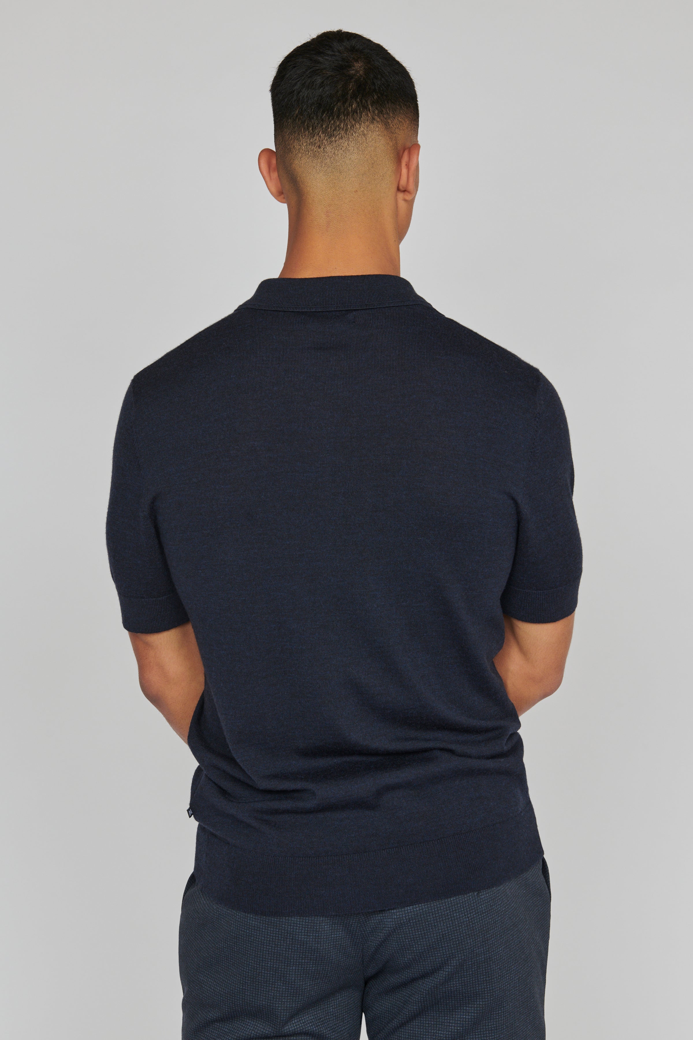 MAPolo Knit in Dark Navy