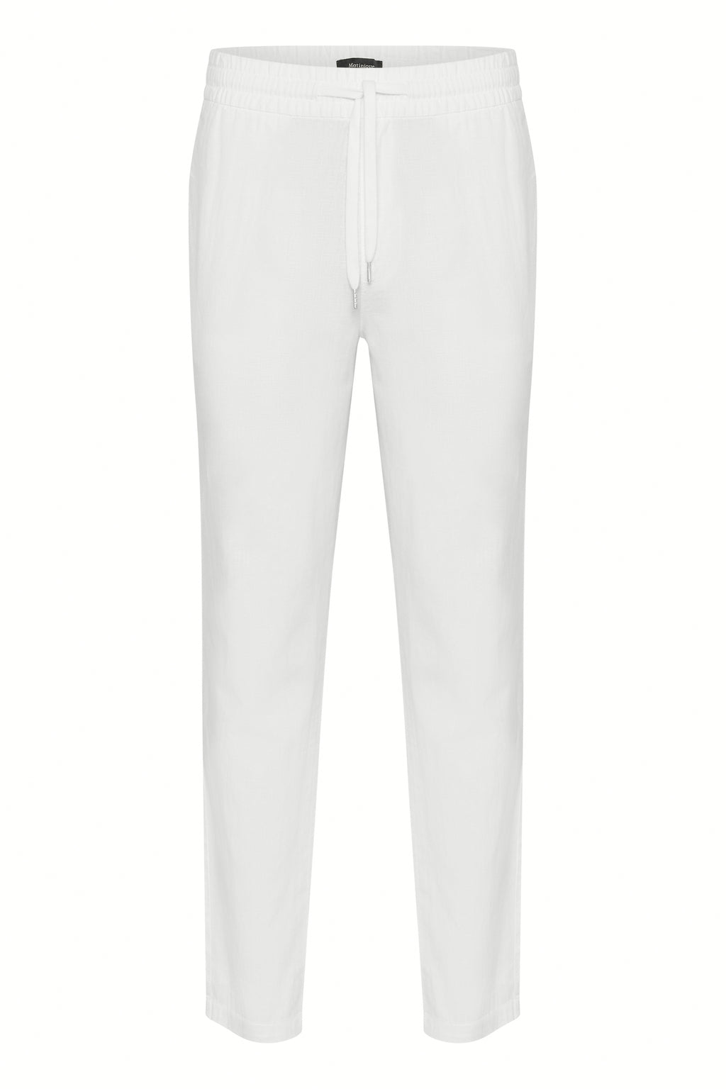 MaBarton Linen Pant in Broken White