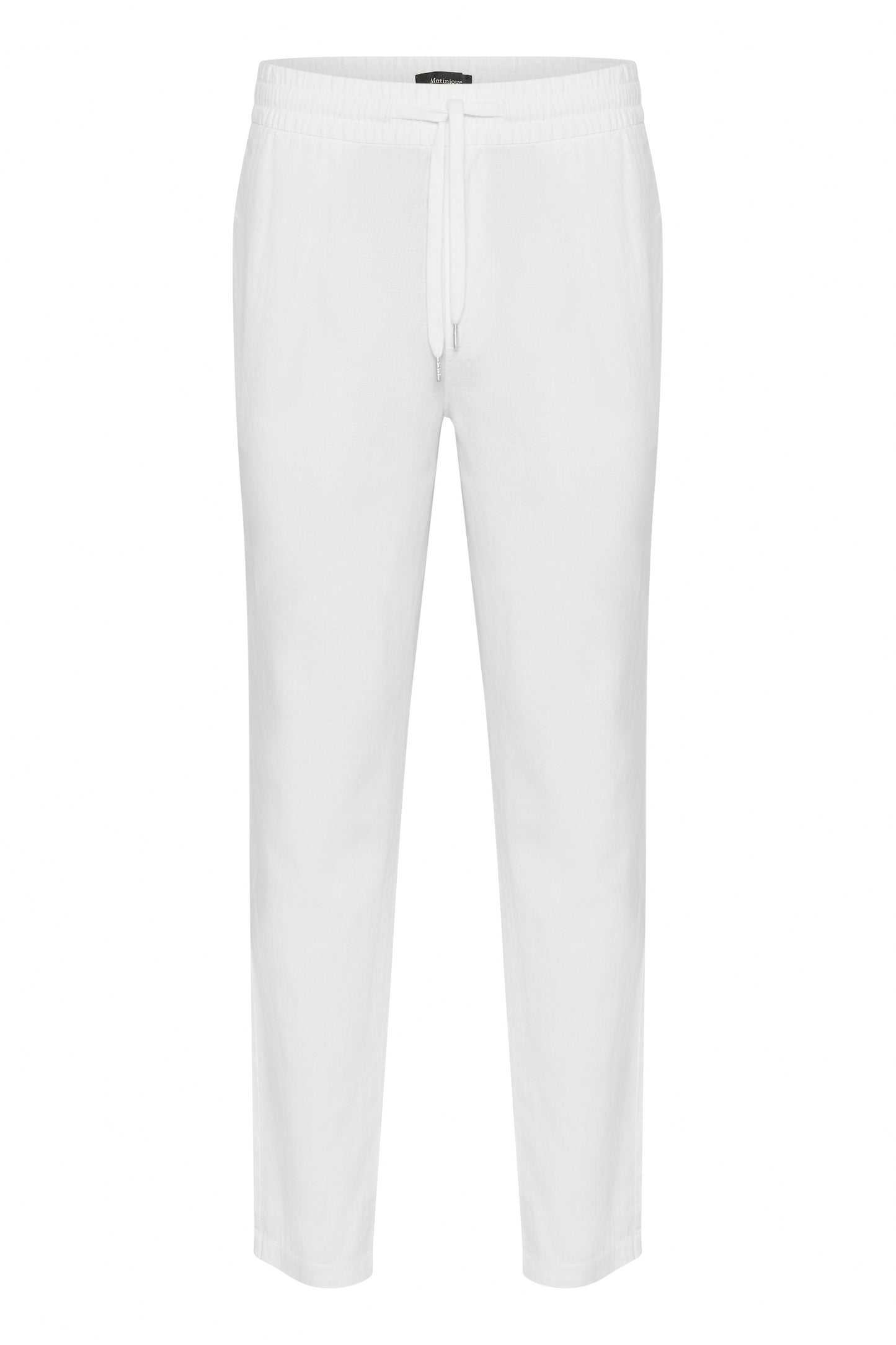 MaBarton Linen Pant in Broken White
