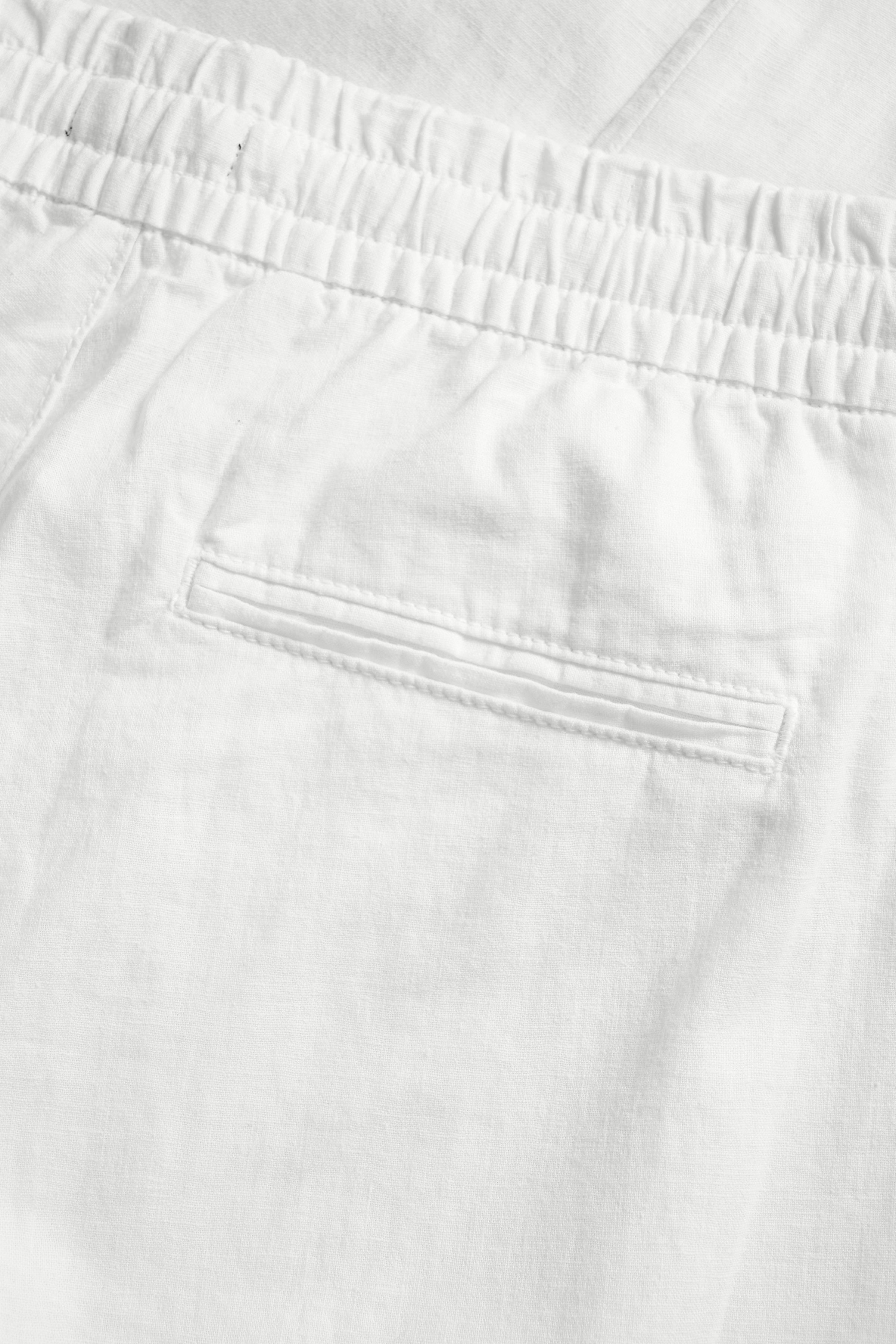 MaBarton Linen Pant in Broken White