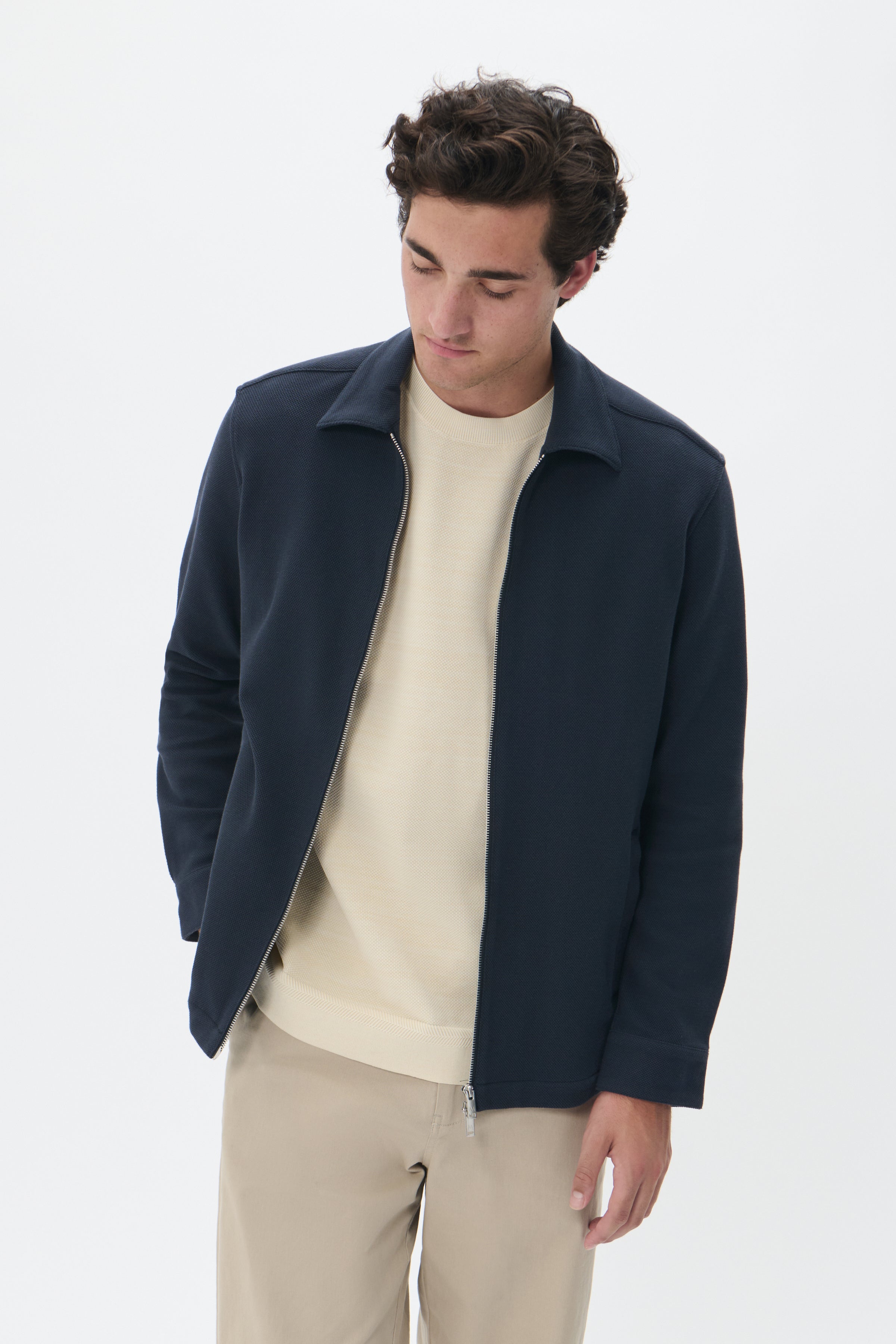 MaTanner Shirt Jacket in Dark Navy