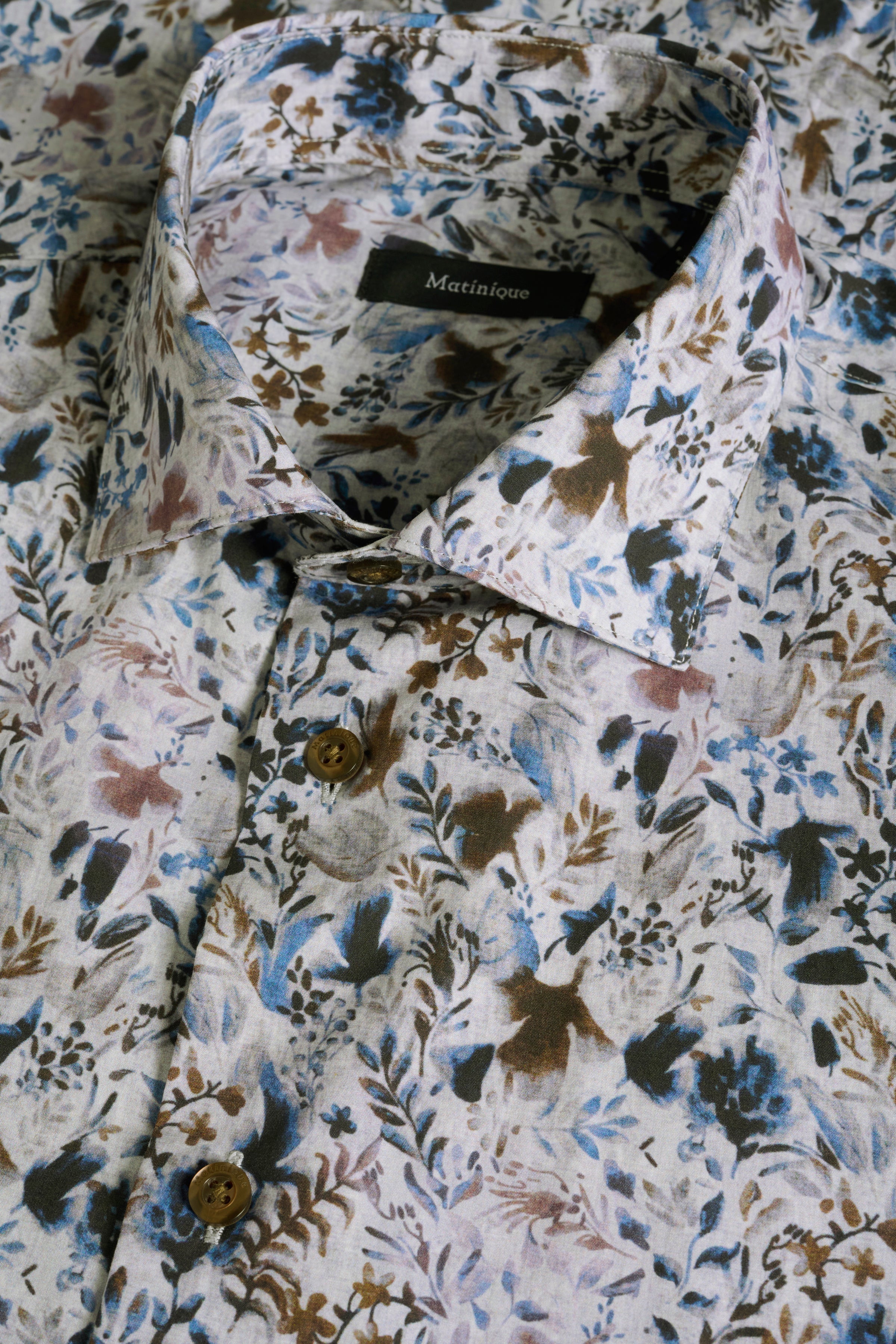 MaMarc N In Faded Navy Flowers