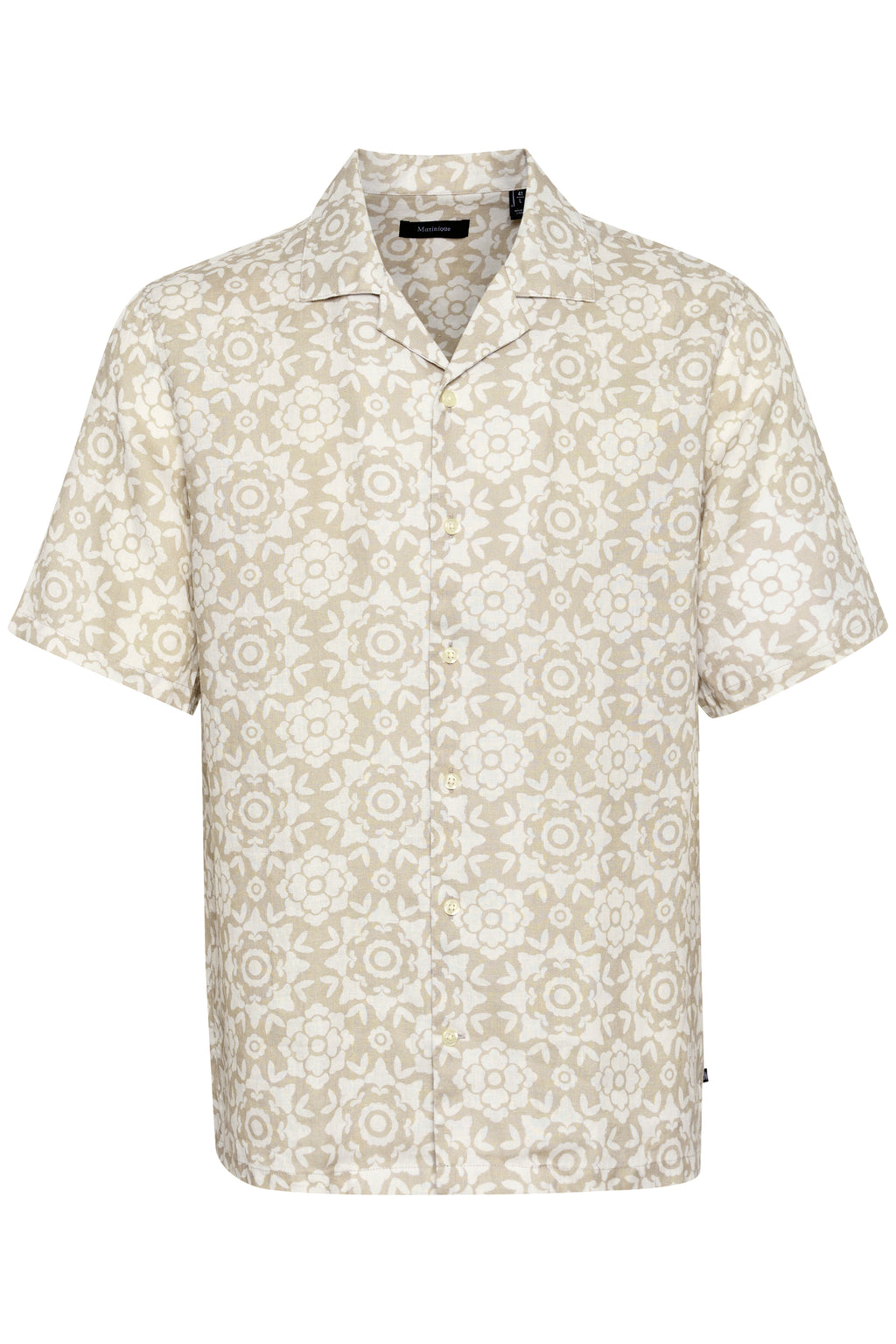 MaKlampo SS Linen Shirt in Plaza Taupe
