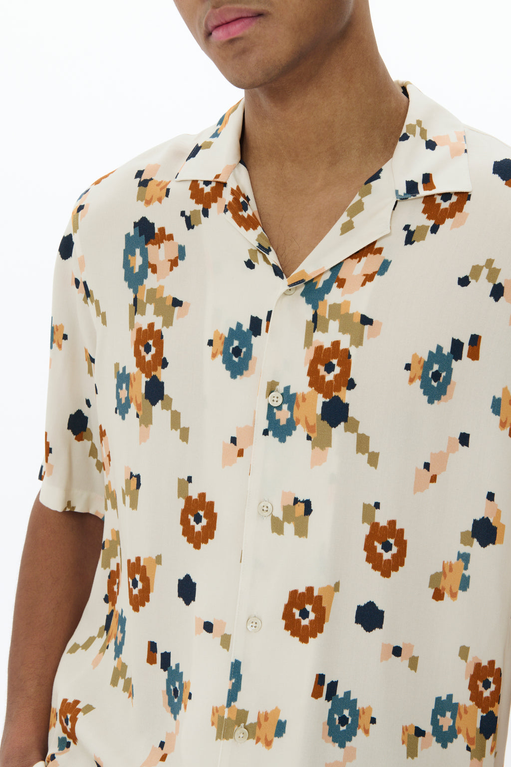 MaKlampo Button Down in Nuthatch