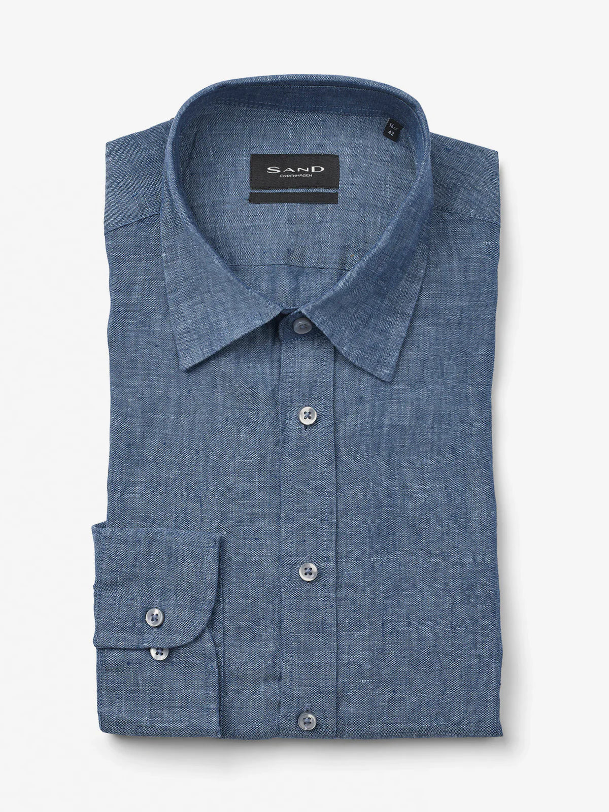 State Soft Shirt in Blue Linen