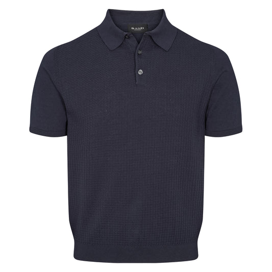 Retro Polo in Dark Navy