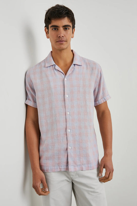 Dresden Shirt in Homespun Rouge Gingham