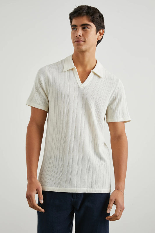 Etanne Polo Shirt in Ecru