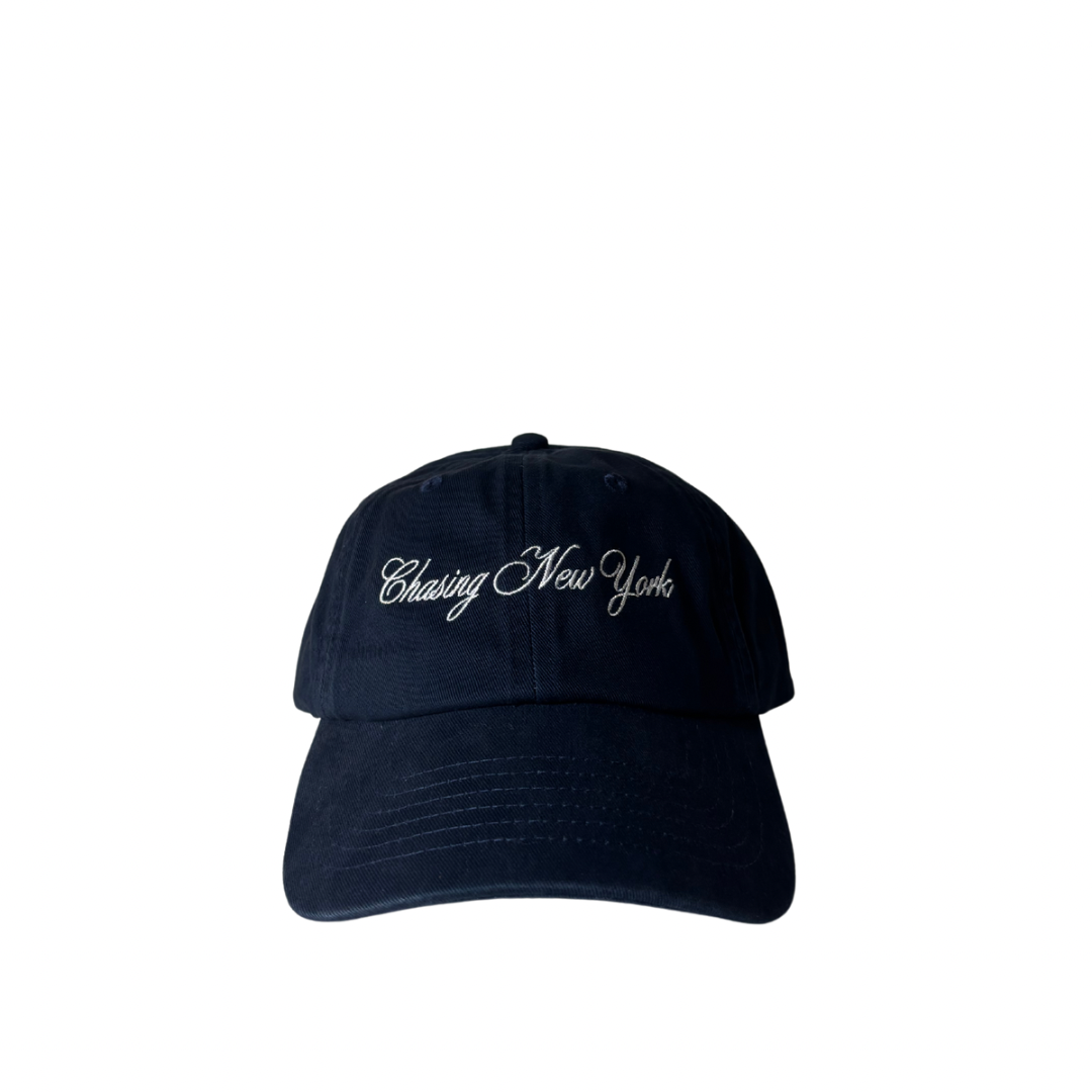 CNY Small Logo Cap in Navy