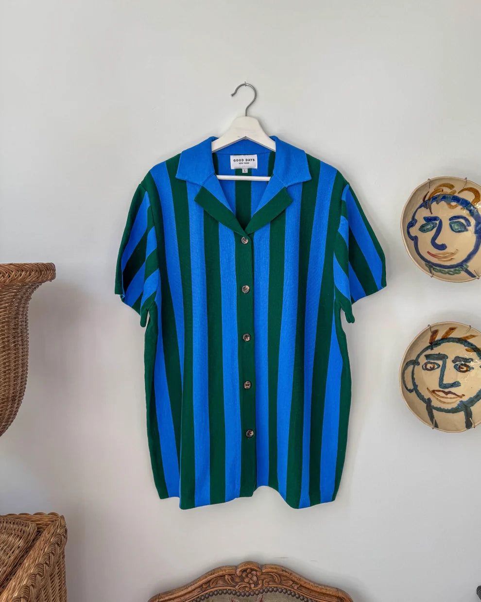 Forest Knit Camp Shirt