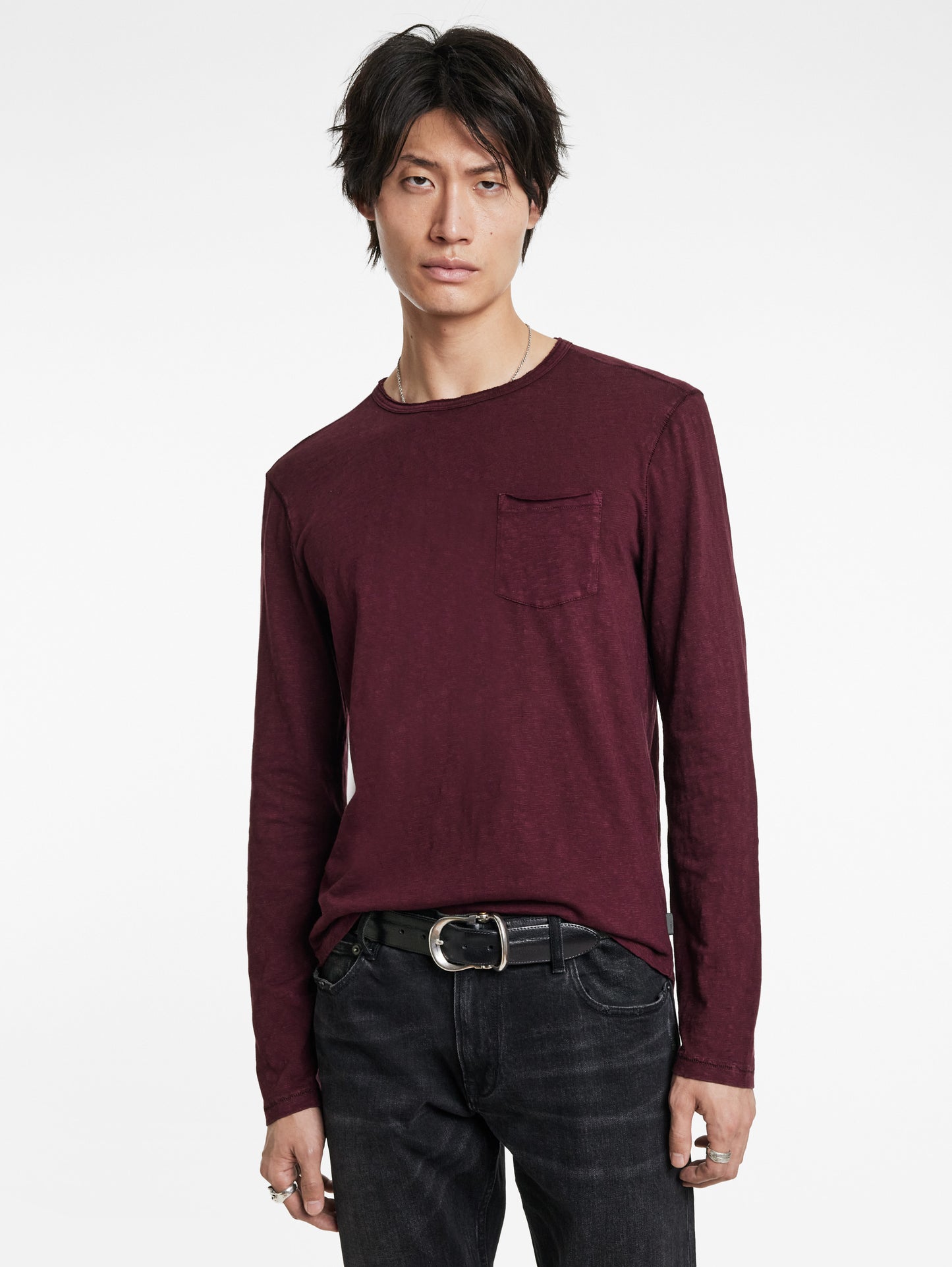 LS Crew in Dark Plum