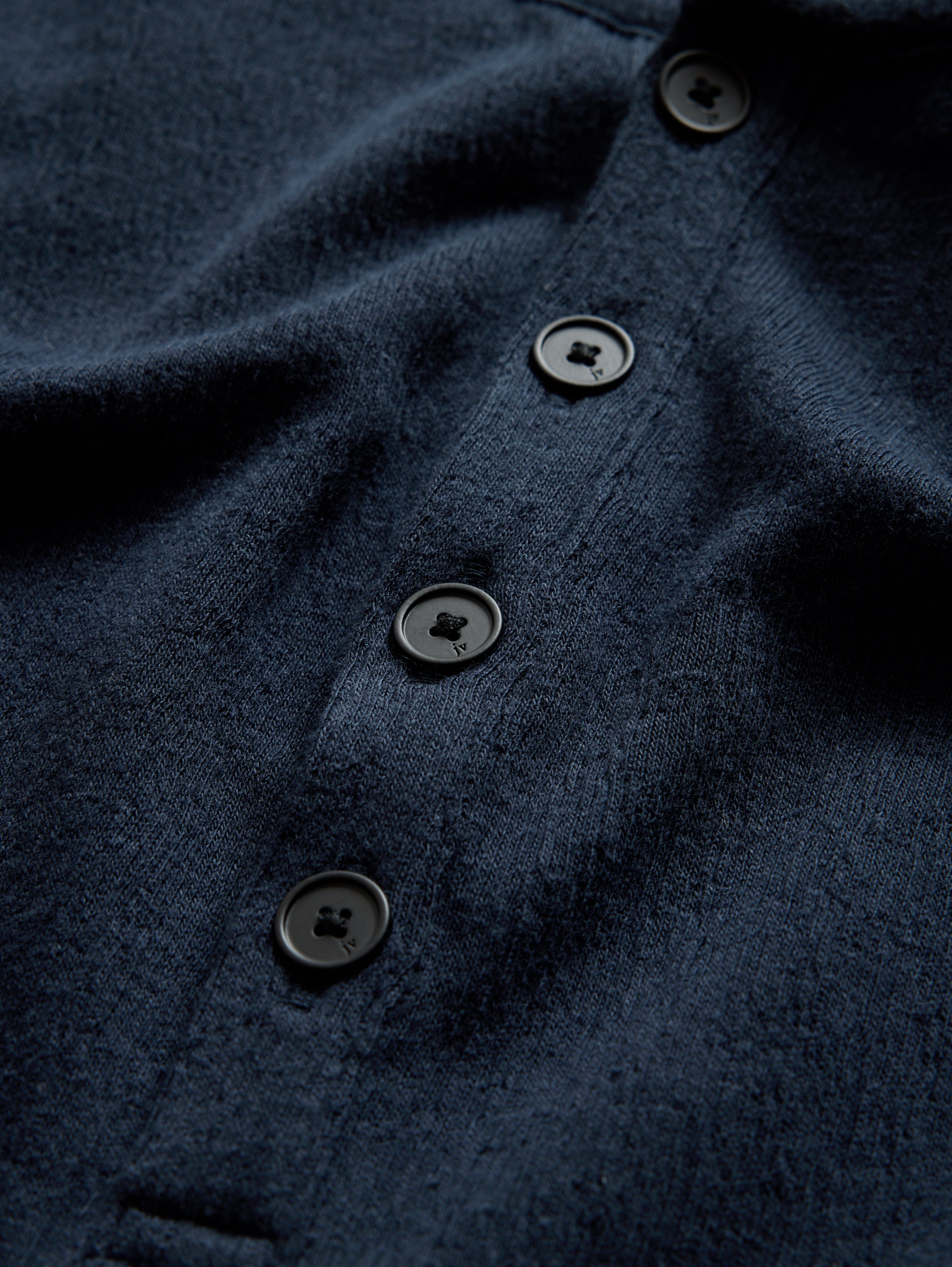 Walden Stitch LS Henley in Navy