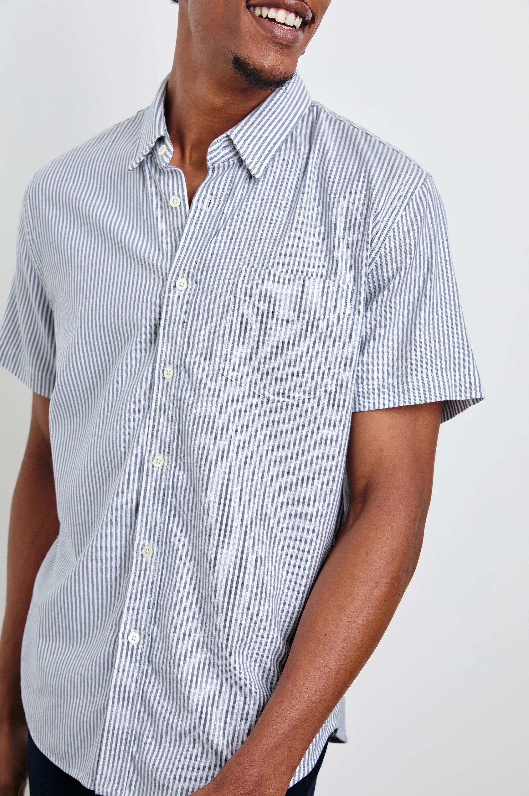 Kieren Shirt in Blue Striped
