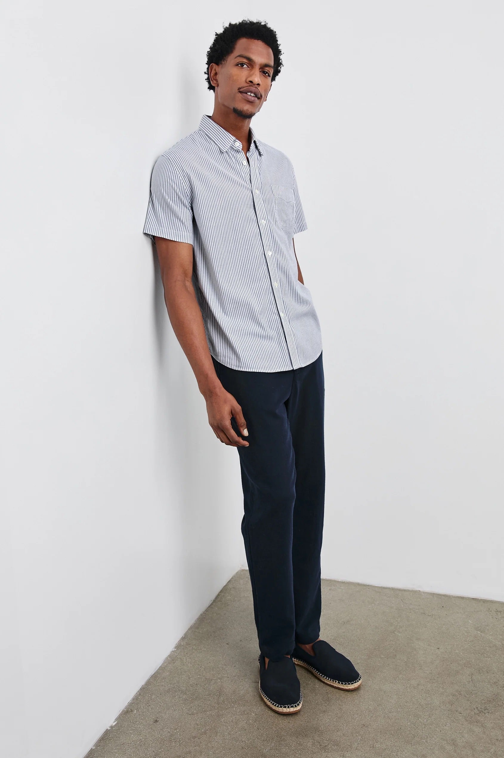 Kieren Shirt in Blue Striped