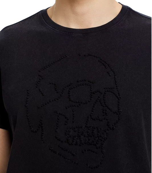 Knot Skull Tee in Black