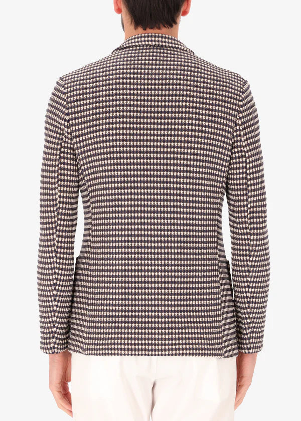 Jacket Reg in Blu Cream