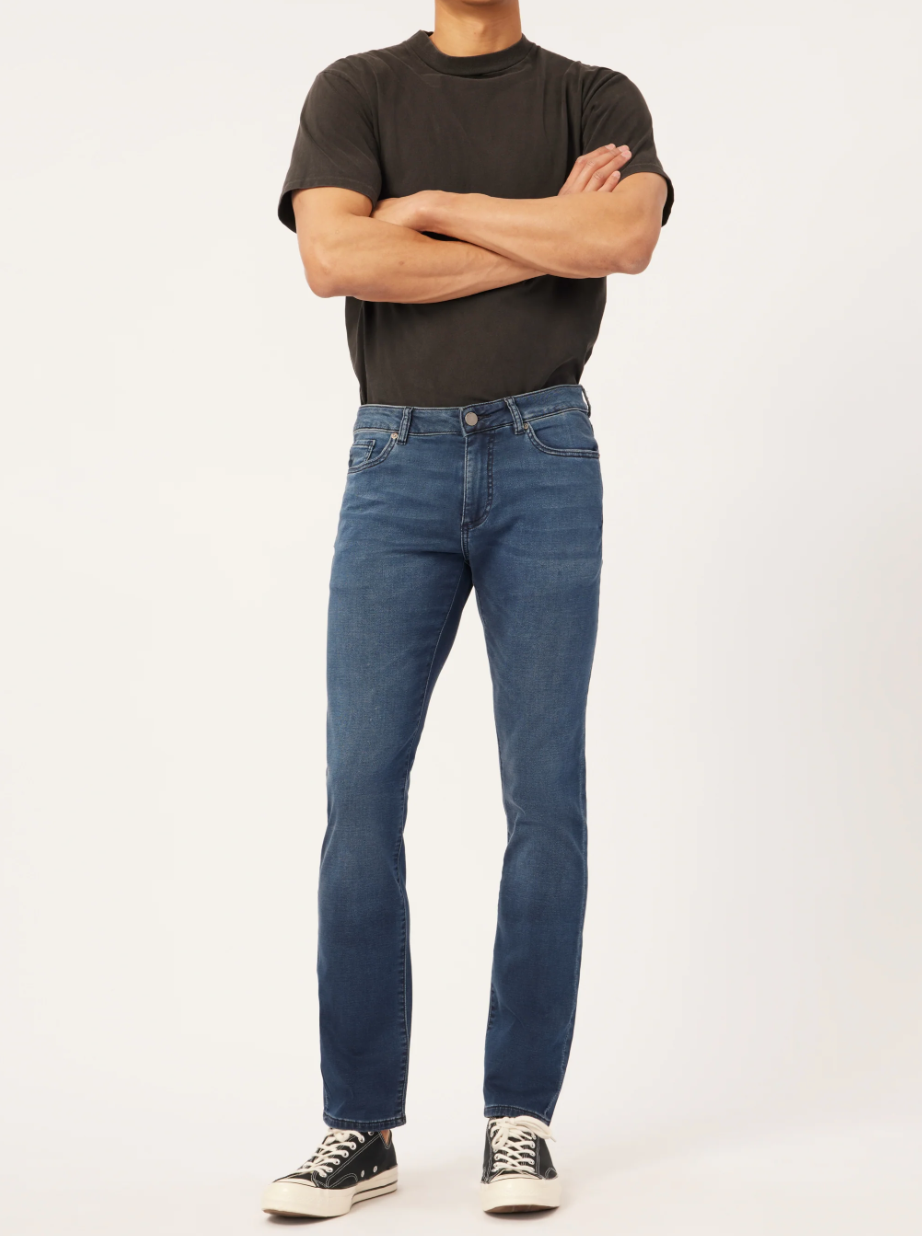 Nick Slim Denim in Stream (Indigo)