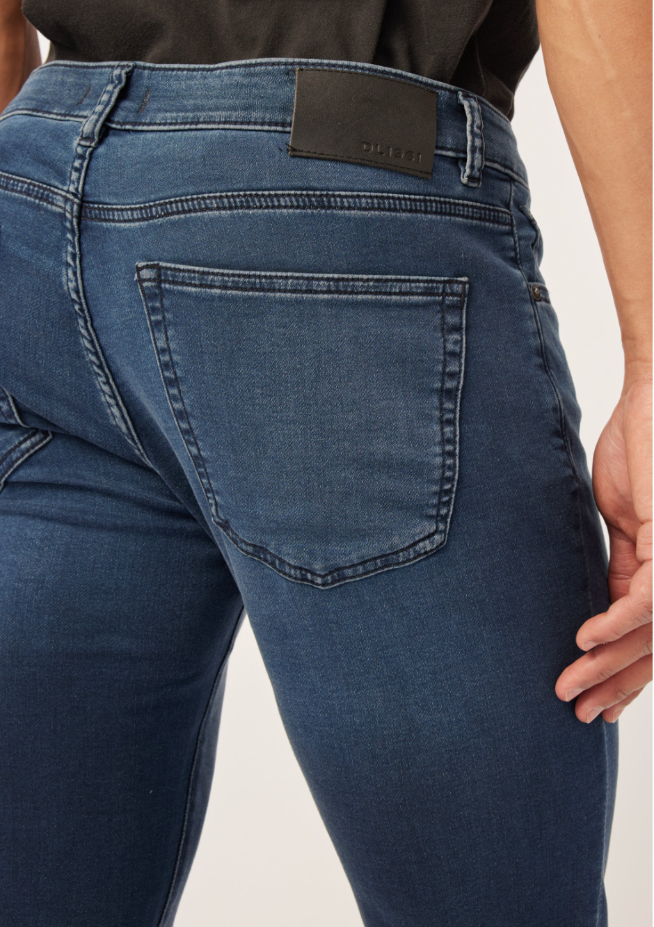 Nick Slim Denim in Stream (Indigo)
