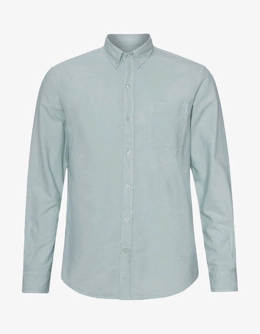 Organic Button Down in Grey