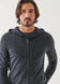Extra-Fine Merino Full Zip Hoodie in Granite