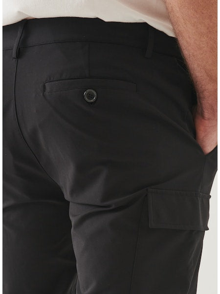 Nucleo Stretch Cargo Pant in Black