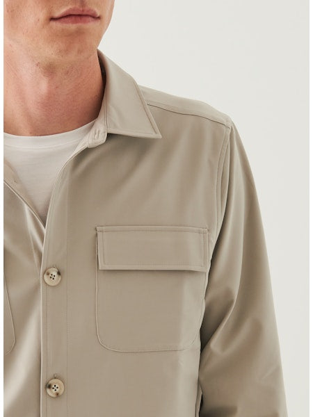 Nucelo Stretch Jacket in Latte