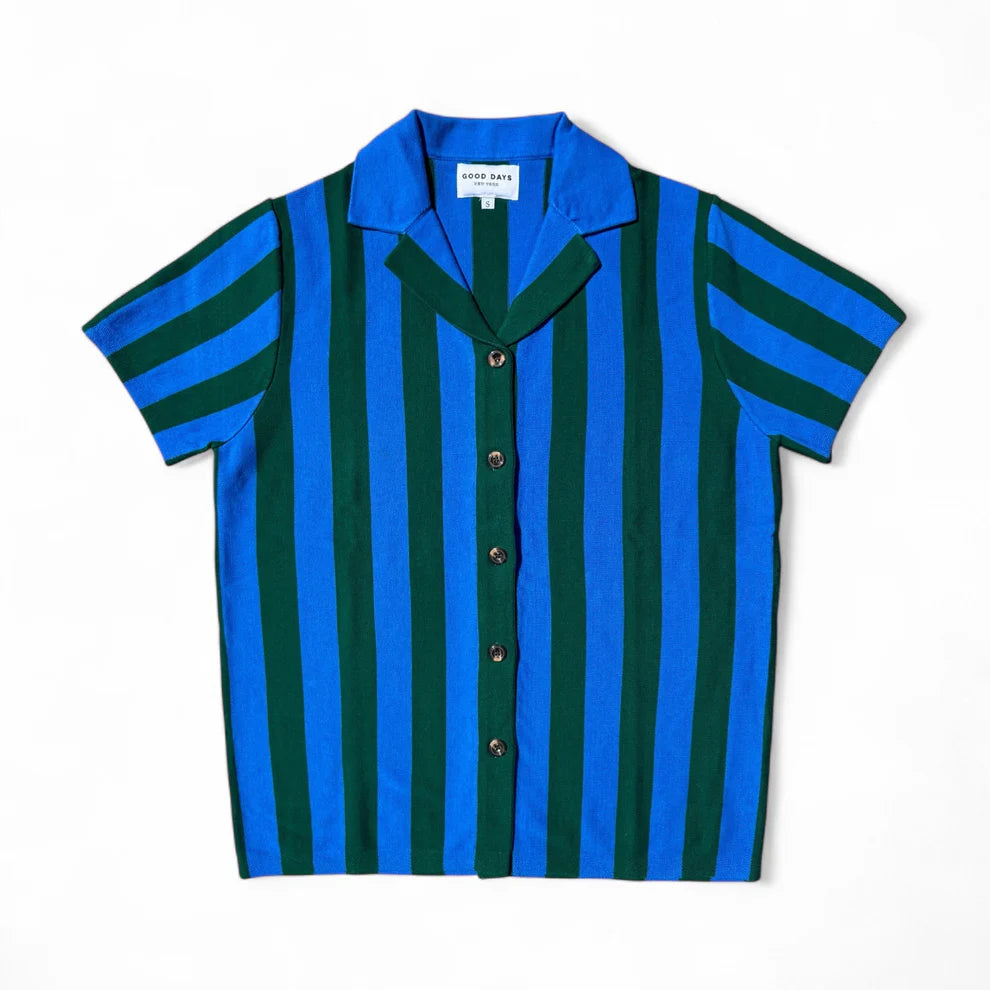 Forest Knit Camp Shirt