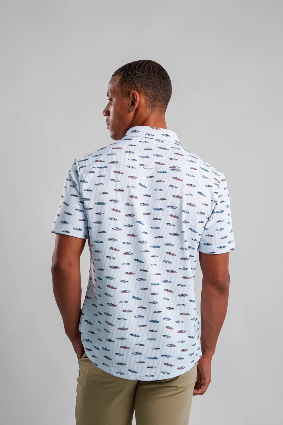 Short Sleeve Knit in Miami Speeders