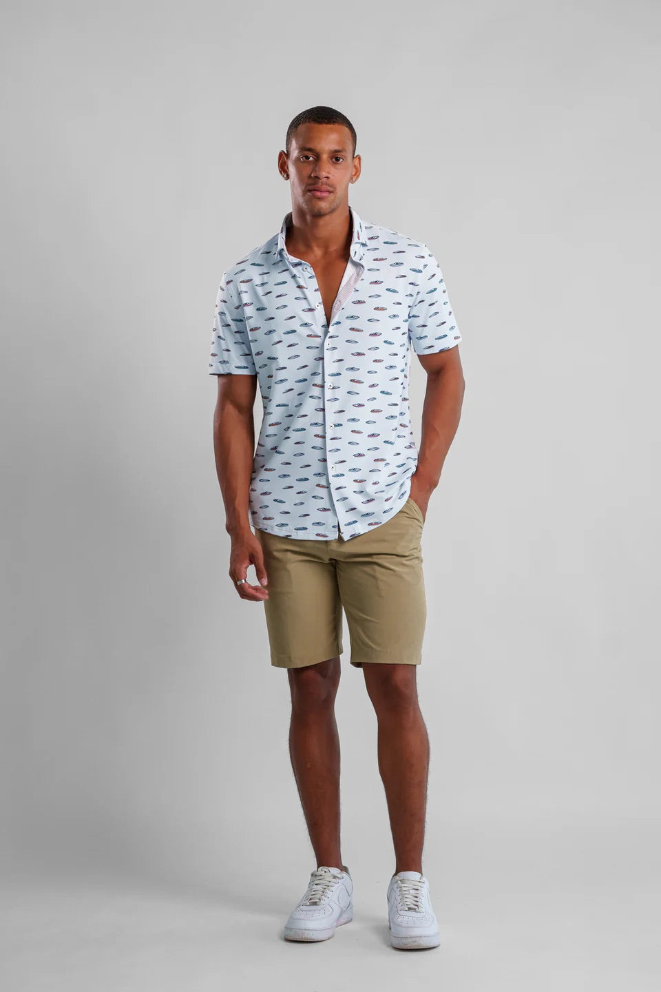 Short Sleeve Knit in Miami Speeders