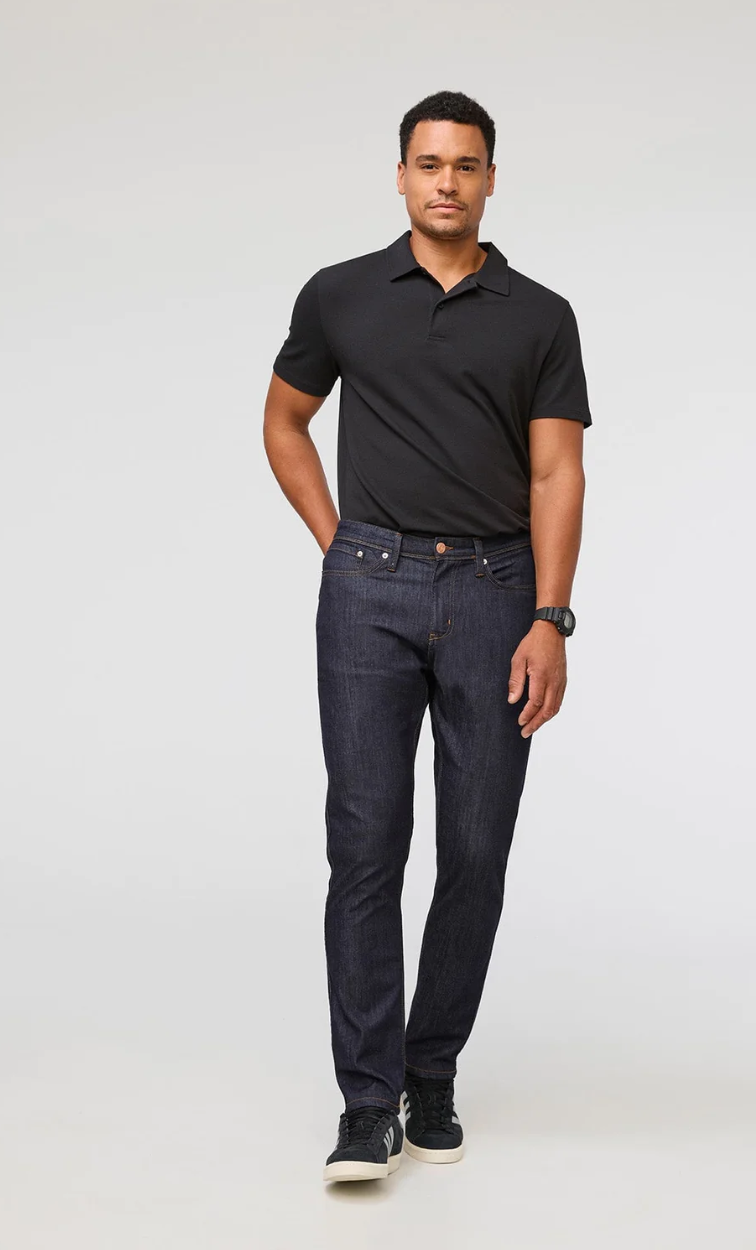 Perforance Denim Relaxed Taper in Heritage Rinse