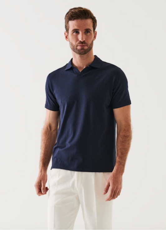 Iconic Open Polo in Midnight