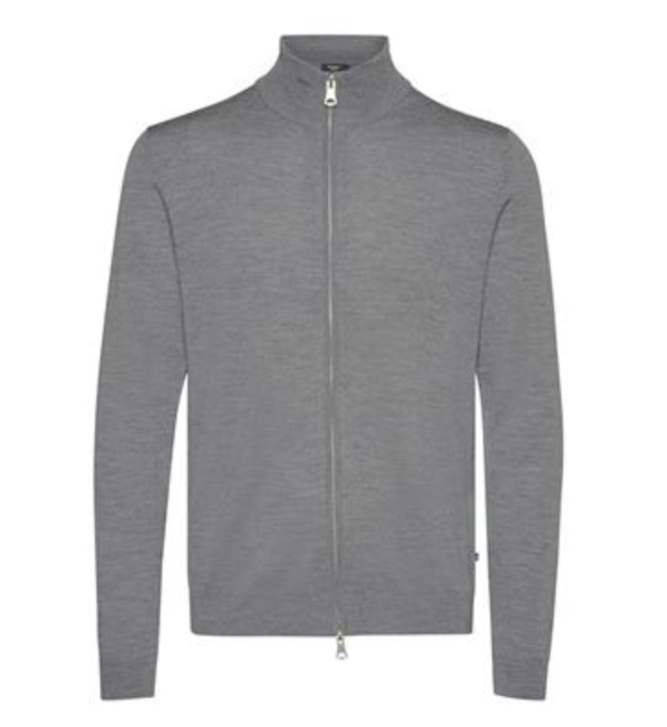 MAMAson Zippered Knit in  Medium Grey