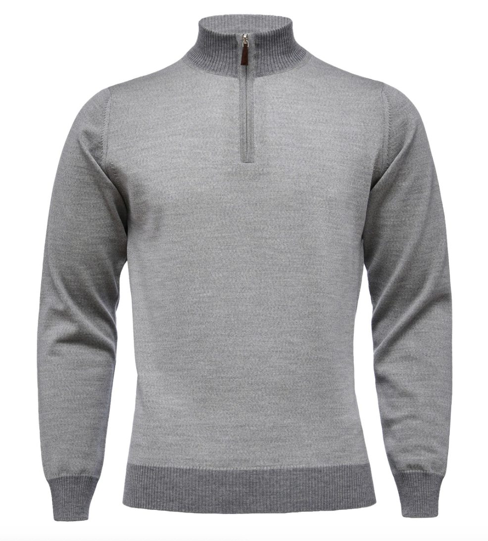 Light Gauge Highneck in Light Gray