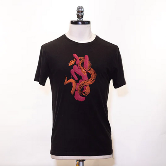 Peace Snake Tee in Black