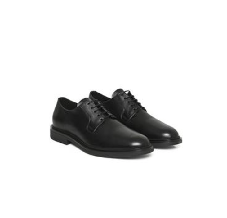MaFinch Smooth Derby Shoe in Black
