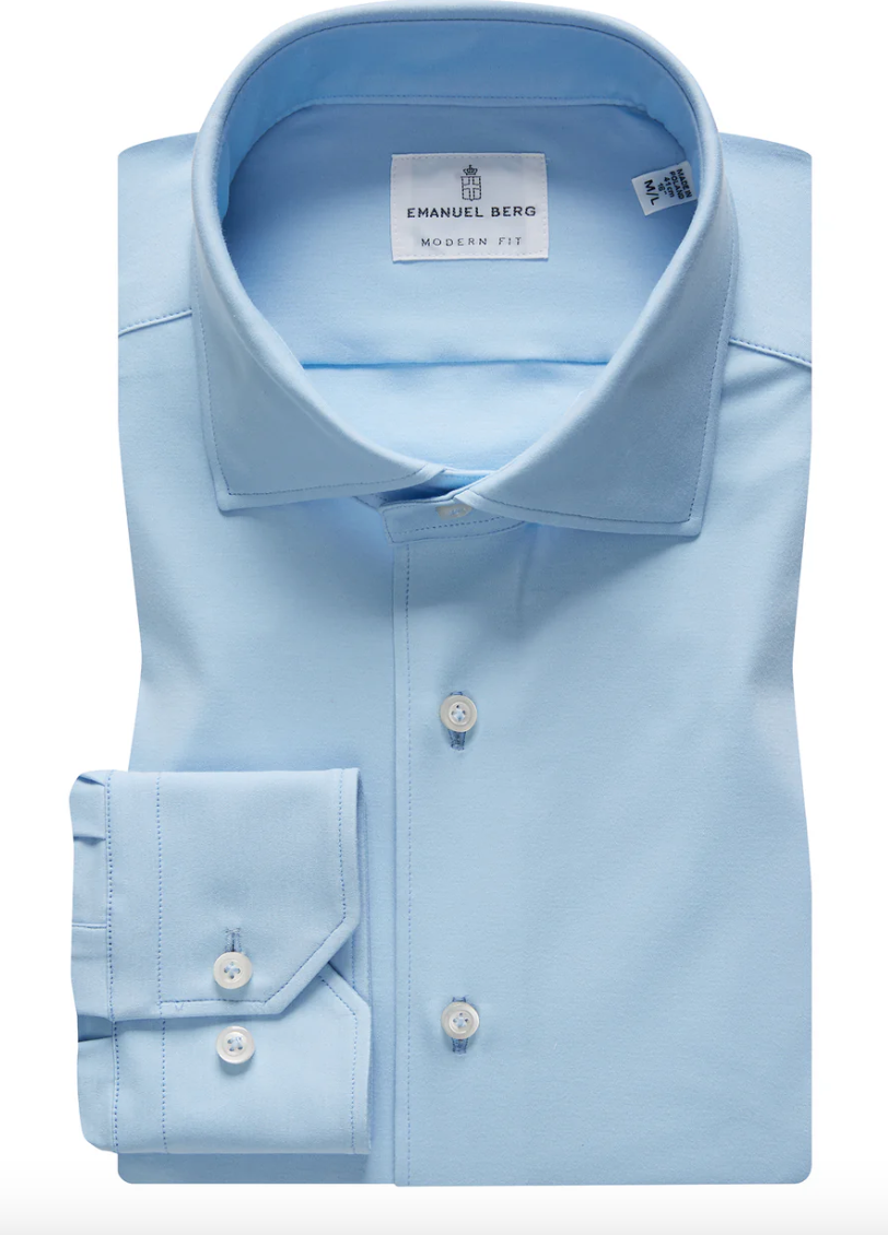 Modern 4-Flex Shirt in Light Blue