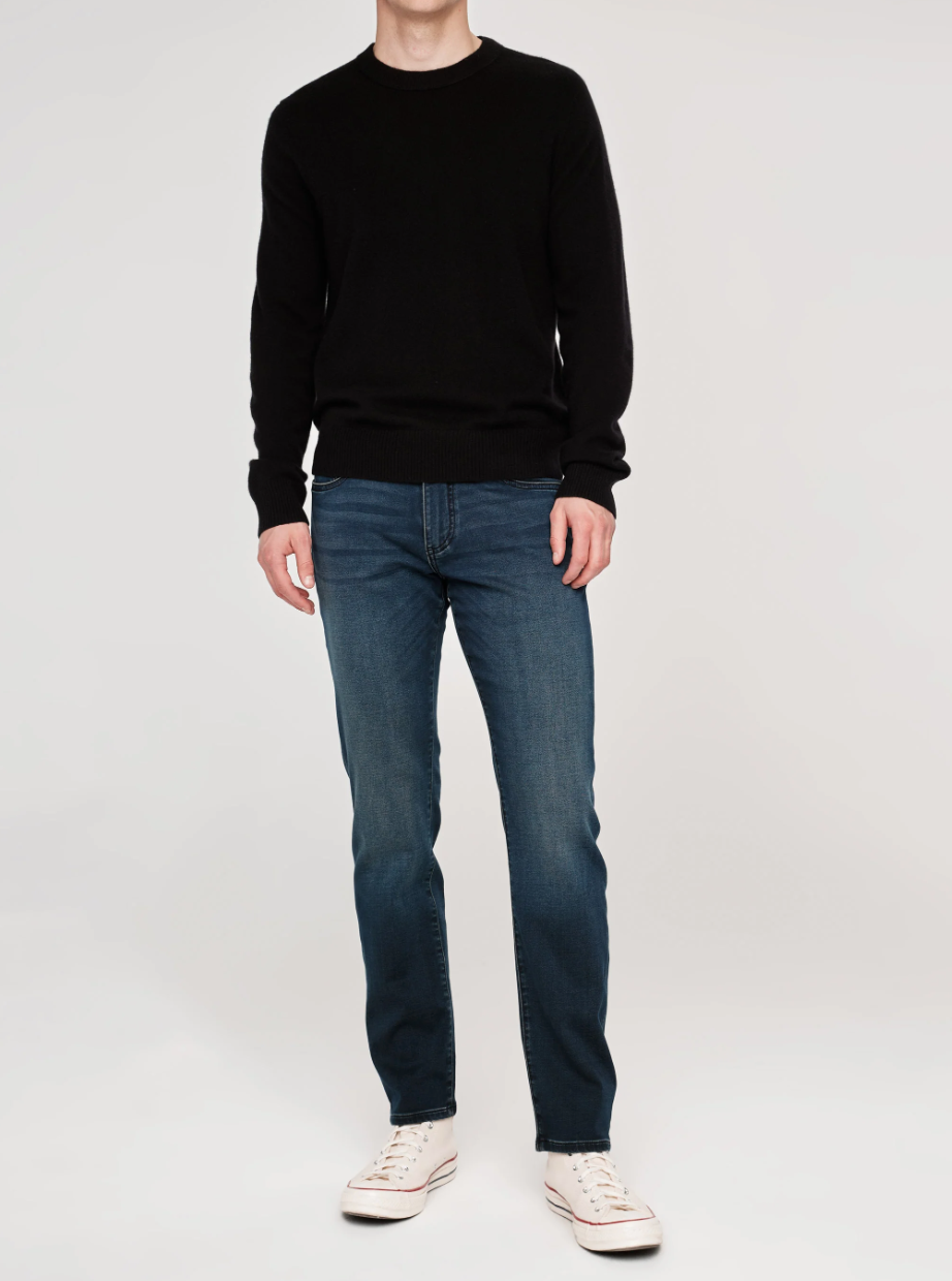 Nick Slim Denim in Overdyed Knit