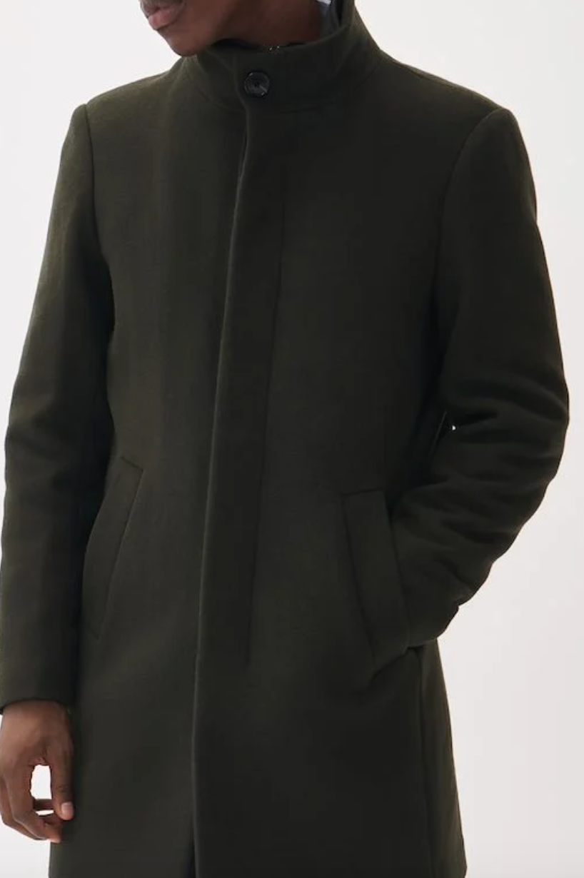 Harvey Classic Wool Jacket in Forest Night
