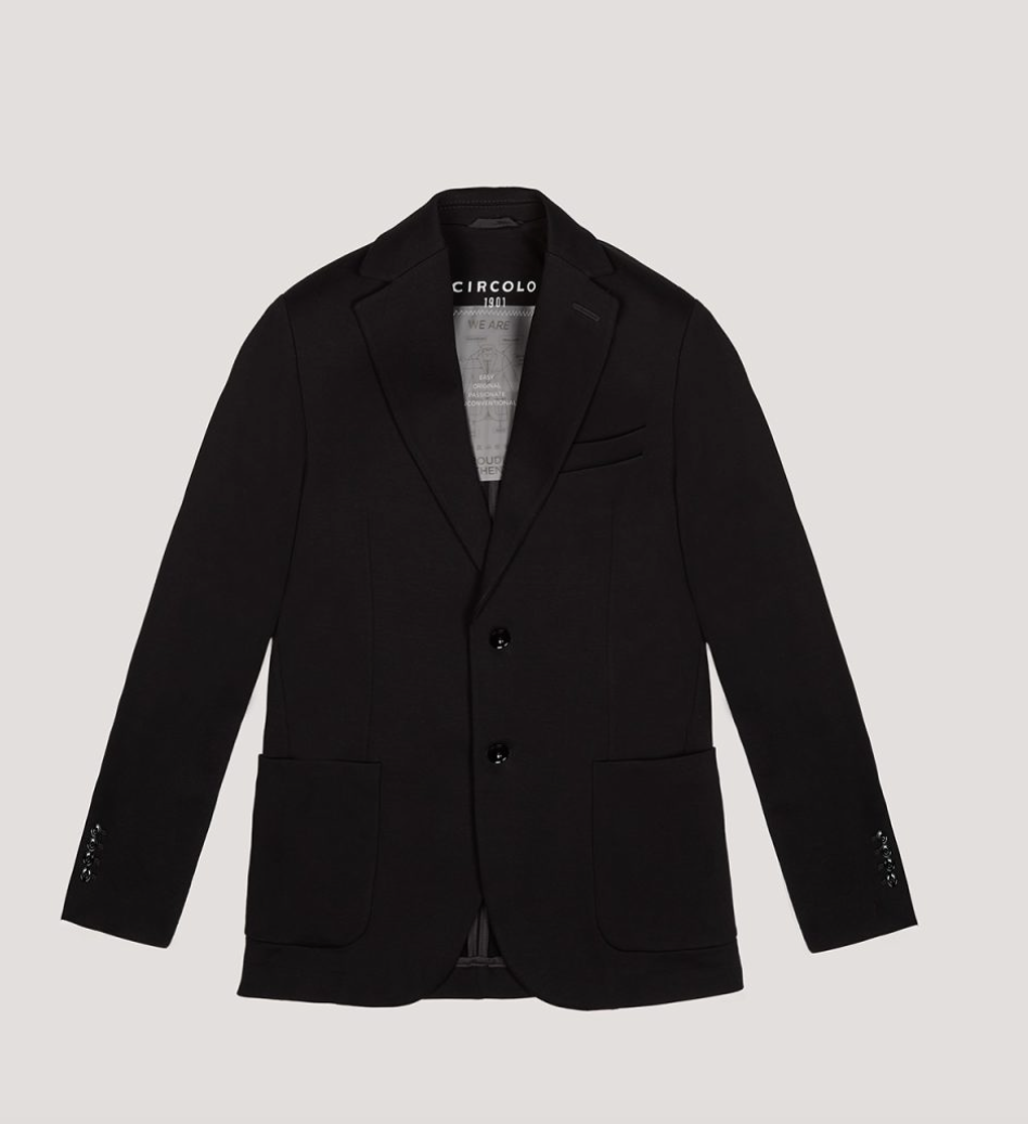 Giacca Felpa Suit in Black