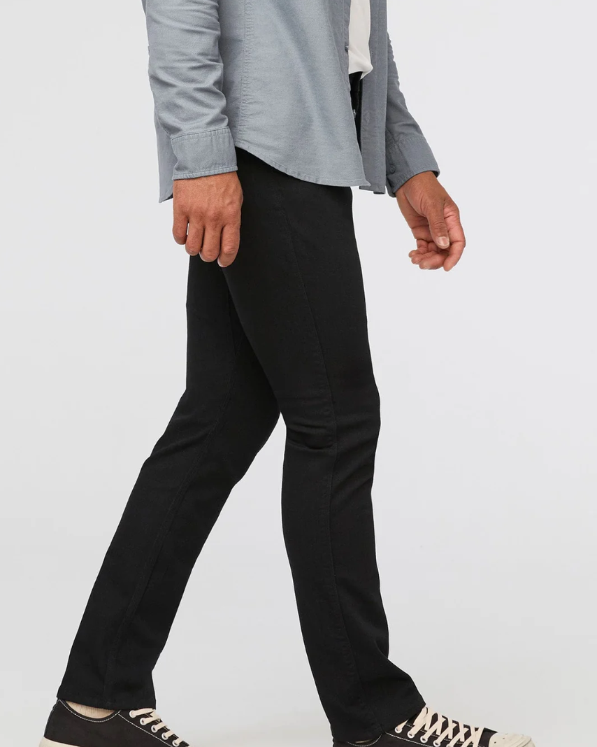 Performance Denim Relaxed Taper in Black
