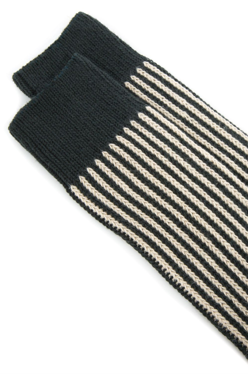 Calze Two-Tone Striped Cotton Socks