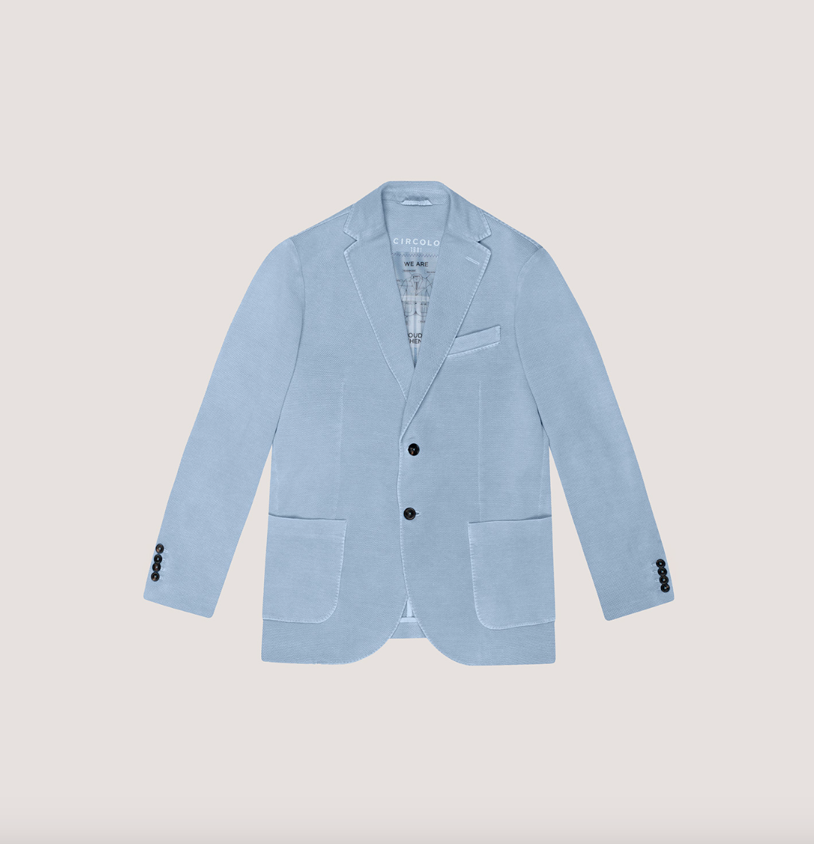 Oxford Blazer in Powder Blue