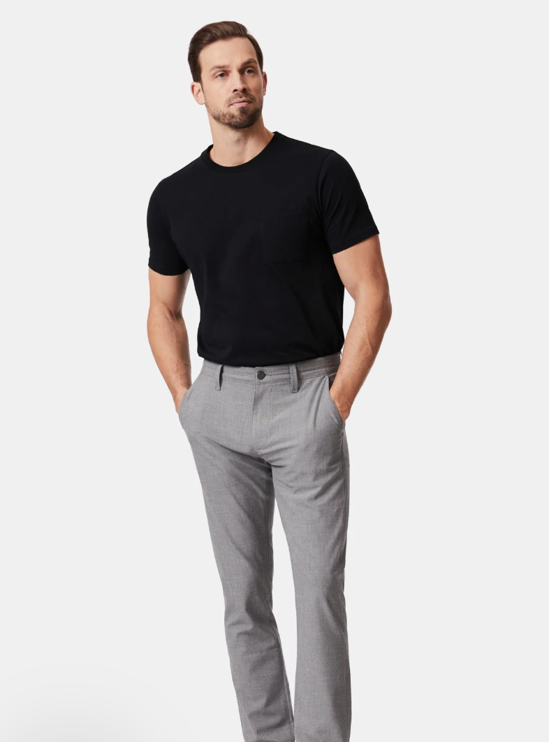 Verona Slim Leg Chino in Sporty Grey