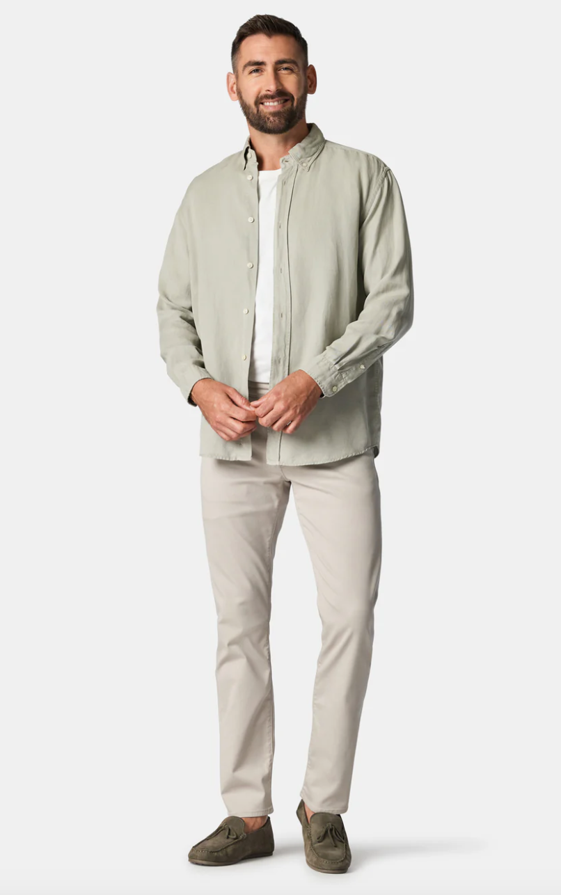 Cool Slim Leg Pants In Oyster Summer CoolMax
