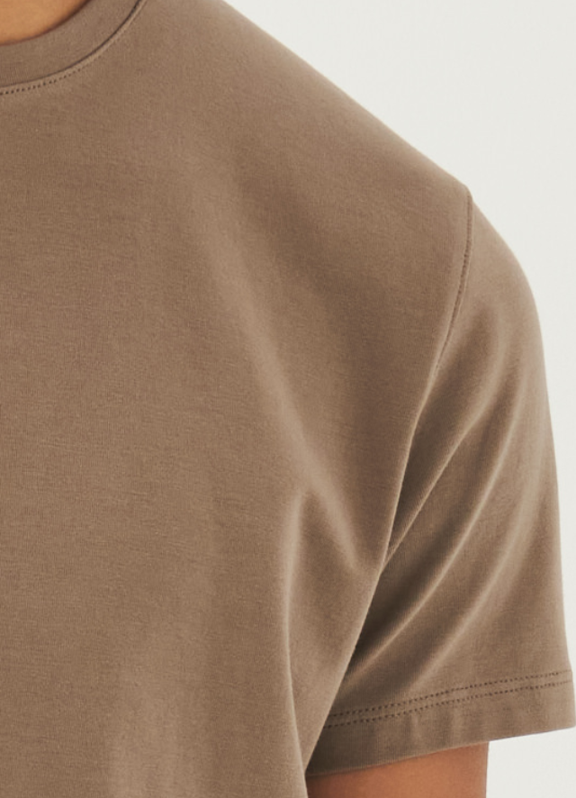 Iconic Pima Tee in Beachnut