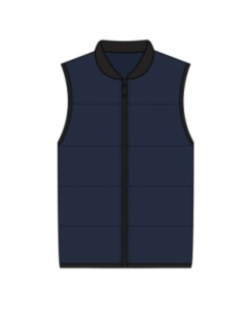 Evergreen Padded Vest in Navy