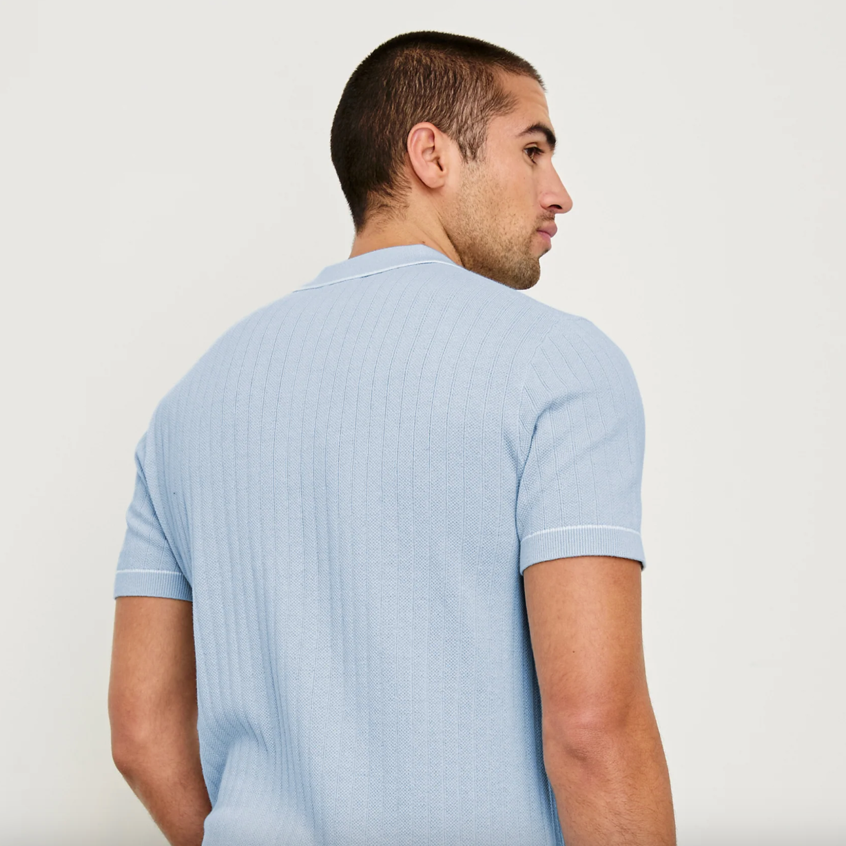 Blue Hardy Shirt in Light Blue Melange
