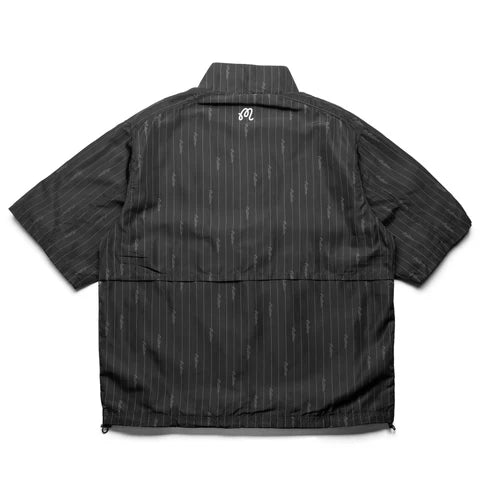 Evergreen Nylon Wind Shirt in Black
